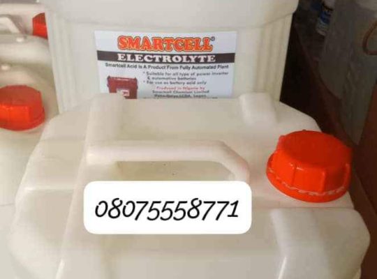 ELECTROLYTES (ACID) & DISTILLED WATER, AVAILABLE