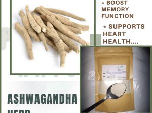 ASHWAGANDHA ROOTS AND POWDER